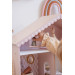 Label Label Roze Houten Poppenhuis LLWT-10466