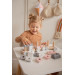 Label Label Roze Houten Speelgoed Trein LLWT-25163