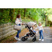 Lorelli Alba Premium Opaline Grey 3-in-1 Combi Kinderwagen incl. Spirit Autostoel