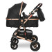 Lorelli Alba Premium Black 3-in-1 Combi Kinderwagen incl. Spirit Autostoel