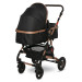 Lorelli Alba Premium Black 3-in-1 Combi Kinderwagen incl. Spirit Autostoel