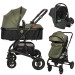 Lorelli Alba Premium Loden Green 3-in-1 Combi Kinderwagen incl. Spirit Autostoel
