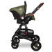 Lorelli Alba Premium Loden Green 3-in-1 Combi Kinderwagen incl. Spirit Autostoel