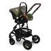 Lorelli Alba Premium Loden Green 3-in-1 Combi Kinderwagen incl. Spirit Autostoel