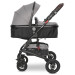 Lorelli Alba Premium Opaline Grey 3-in-1 Combi Kinderwagen incl. Spirit Autostoel