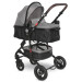 Lorelli Alba Premium Opaline Grey 3-in-1 Combi Kinderwagen incl. Spirit Autostoel