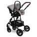 Lorelli Alba Premium Opaline Grey 3-in-1 Combi Kinderwagen incl. Spirit Autostoel