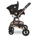 Lorelli Alba Premium Pearl Beige 3-in-1 Combi Kinderwagen incl. Spirit Autostoel