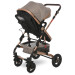 Lorelli Alba Premium Pearl Beige 3-in-1 Combi Kinderwagen incl. Spirit Autostoel