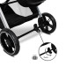 Lorelli Aspen Grey 3-in-1 Combi Kinderwagen incl. i-Size Autostoel