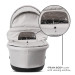 Lorelli Bianca Grey 3-in-1 Kinderwagen incl. i-Size Autostoel 1002201-2506