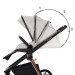 Lorelli Bianca Grey 3-in-1 Kinderwagen incl. i-Size Autostoel 1002201-2506