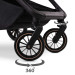 Lorelli Bianca Grey 3-in-1 Kinderwagen incl. i-Size Autostoel 1002201-2506