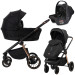 Lorelli Bianca Black 3-in-1 Kinderwagen incl. i-Size Autostoel