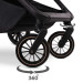 Lorelli Bianca Black 3-in-1 Kinderwagen incl. i-Size Autostoel