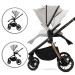 Lorelli Bianca Warm Beige 3-in-1 Kinderwagen incl. i-Size Autostoel