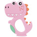 Lorelli Lucky Dino Pink Siliconen Bijtring 1021082-0001