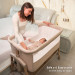 Lorelli Millie Black/Wood Wieg Aan Bed