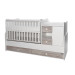 Lorelli Mini Max White/Artwood 2-in-1 Bed en Commode 1015050-0030A