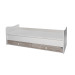 Lorelli Mini Max White/Artwood 2-in-1 Bed en Commode 1015050-0030A