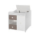 Lorelli Mini Max White/Coffee 2-in-1 Bed en Commode 1015050-0027A