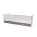 Lorelli Mini Max White/Coffee 2-in-1 Bed en Commode 1015050-0027A