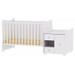 Lorelli Mini Max White 2-in-1 Bed en Commode 190/72 1015050-0024A