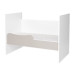 Lorelli Multi White/Beige 2-in-1 Bed en Commode 1015057 0037A