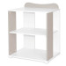 Lorelli Multi White/Beige 2-in-1 Bed en Commode 1015057 0037A