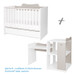 Lorelli Multi White/Beige 2-in-1 Bed en Commode 1015057 0037A