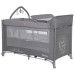 Lorelli Noemi Plus Cool Grey Star Campingbed Met Bodemverhoger 1008056-2216