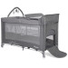 Lorelli Noemi Plus Cool Grey Star Campingbed Met Bodemverhoger 1008056-2216