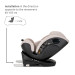 Lorelli Perseus Black 40-150 cm 360° i-Size Autostoel