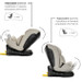 Lorelli Solaris Black 40-150 cm 360° i-Size Autostoel