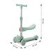 Lorelli Swiftie Beige Kinderstep/Loopfiets met Licht en Geluid