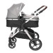 Lorelli Viola Opaline Grey 3-in-1 Combi Kinderwagen incl. Spirit Autostoel