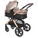 Lorelli Viola Pearl Beige 3-in-1 Combi Kinderwagen incl. Spirit Autostoel