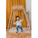 Luna Toys Houten 4-in-1 Klimtoestel incl. Speelmatras