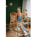 Luna Toys Houten 4-in-1 Klimtoestel incl. Speelmatras