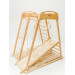Luna Toys Houten 4-in-1 Klimtoestel incl. Speelmatras