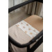 MamaLoes Jersey Latte 50x90 cm Co-sleeper Wieg aan Bed Hoeslaken