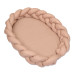 MamaLoes Amy Beige 2-in-1 Braided Bedbumper en Babynest 84481