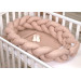 MamaLoes Amy Beige 210 cm Braided Bedbumper 84479