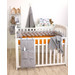 MamaLoes Amy Pure Grijs 2-in-1 Babynest en Braided Bedbumper 80661