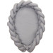 MamaLoes Amy Pure Grijs 2-in-1 Babynest en Braided Bedbumper 80661