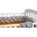 MamaLoes Amy Pure Grijs 210 cm Braided Bedbumper 80146