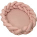 MamaLoes Amy Pure Roze 2-in-1 Babynest en Braided Bedbumper 80662