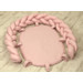MamaLoes Amy Pure Roze 2-in-1 Babynest en Braided Bedbumper 80662
