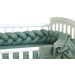 MamaLoes Amy Pure Stonegreen 210 cm Braided Bedbumper 80122