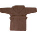 MamaLoes Badstof Chocolade Bruin 1-2jr Kinder Badjas ML010322